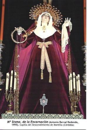 POSTAL A1268: Maria Santisima de la Encarnacion. Capilla del Descendimiento de Montilla, Cordoba