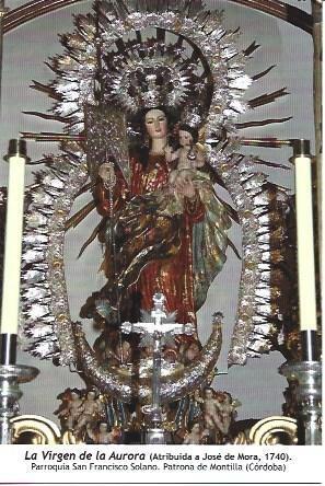 POSTAL A1283: La Virgen de la Aurora. Patrona de Montilla, Cordoba