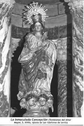 POSTAL A1211: La Inmaculada Concepcion. Iglesia de San Ildefonso de Sevilla