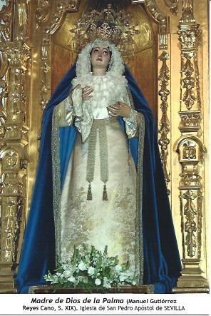 POSTAL A1200: Madre de Dios de la Palma. Iglesia de San Pedro Apostol de Sevilla
