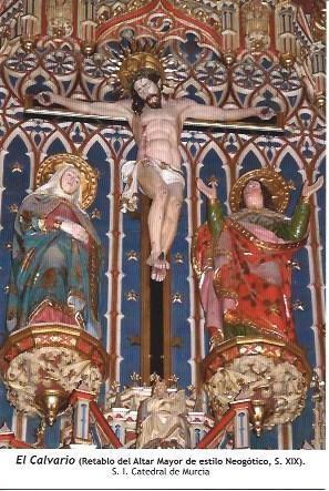 POSTAL A1238: El Calvario. Catedral de Murcia