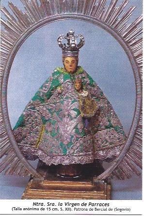 POSTAL A1224: La Virgen de Parraces. Patrona de Bercial, Segovia