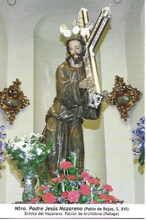 POSTAL A1223: Nuestro Padre Jesus Nazareno. Ermita del Nazareno, Archidona en Malaga