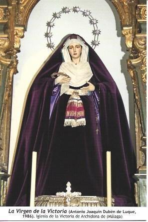 POSTAL A1220: La Virgen de la Victoria, Iglesia de la Victoria de Archidona de Malaga