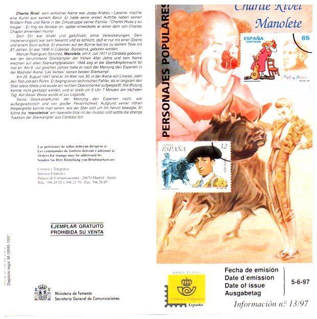 DIPTICO 6627: Charlie Rivel y Manolete