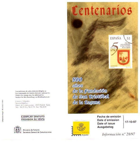 DIPTICO 6612: 500 años de la fundacion de San Cristobal de la Laguna