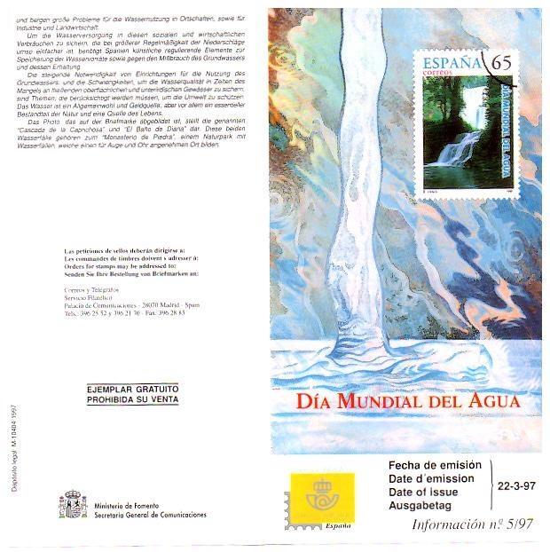 DIPTICO 6605: Dia mundial del agua