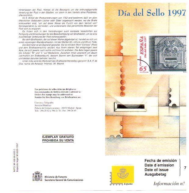 DIPTICO 6602: Dia del Sello 1997