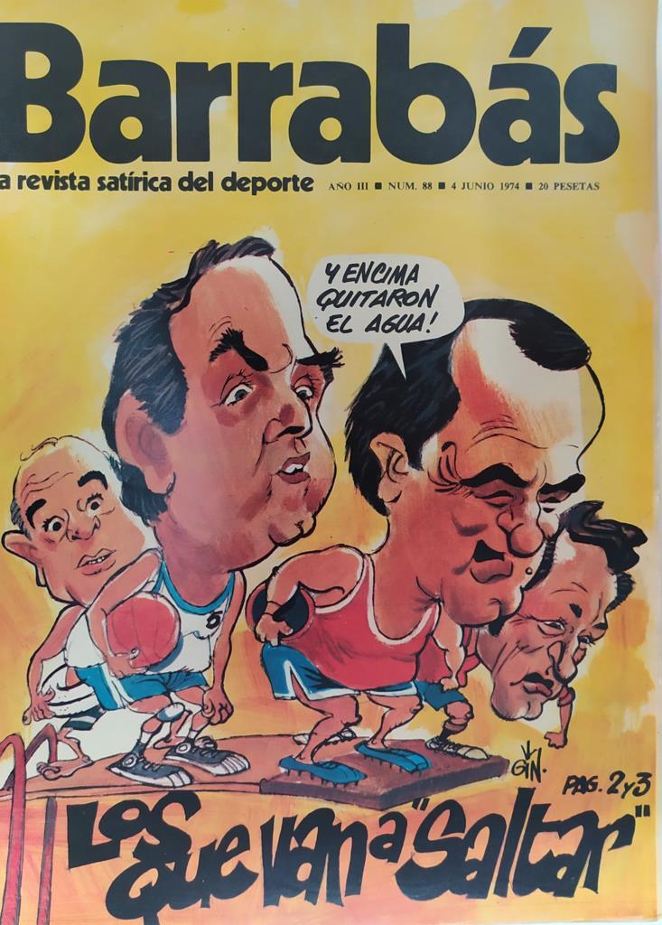 Revista: BARRABAS, Año III, Numero 088: Los que van a saltar (4 junio 1974) Incluye poster Retrato de dos esposos