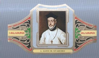 VITOLA fabrica de tabacos ALVARO: A. Alonso de Covarrubias-El Greco