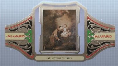 VITOLA fabrica de tabacos ALVARO: San Antonio de Padua, Murillo