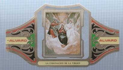 VITOLA fabrica de tabacos ALVARO: La coronacion de la virgen, El Greco