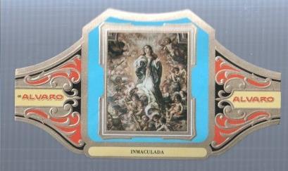 VITOLA fabrica de tabacos ALVARO: Inmaculada, Valdes Leal
