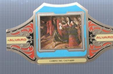 VITOLA fabrica de tabacos ALVARO: Camino del Calvario, Valdes Leal
