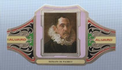 VITOLA fabrica de tabacos ALVARO: Retrato de Pacheco, Velazquez