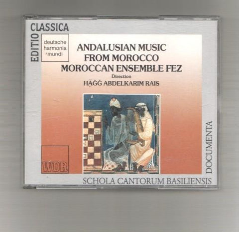 CD Musica (contiene 2 CD): Andalusian Music From Morocco, Moroccan Ensemble Fez. Direction Hagg Abdelkarim Rais