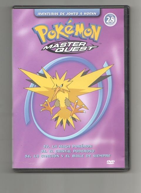 DVD: Pokemon Master Quest - Aventuras de Johto a Hoenn 28 (contiene los capitulos de 32 a 34)