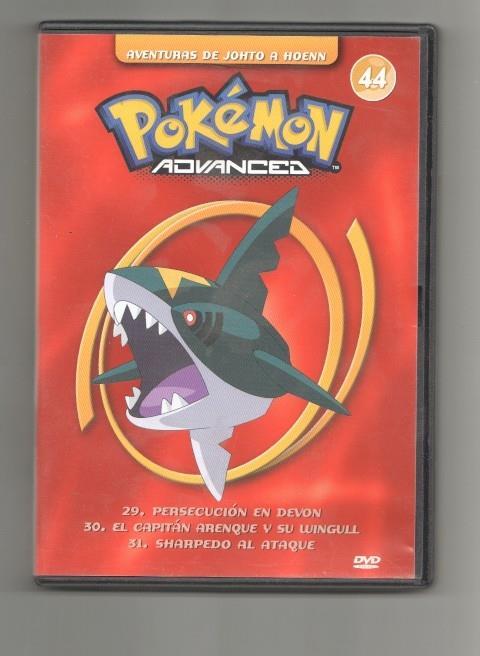 DVD: Pokemon Advanced - Aventuras de Johto a Hoenn 44 (contiene los capitulos de 29 a 31)