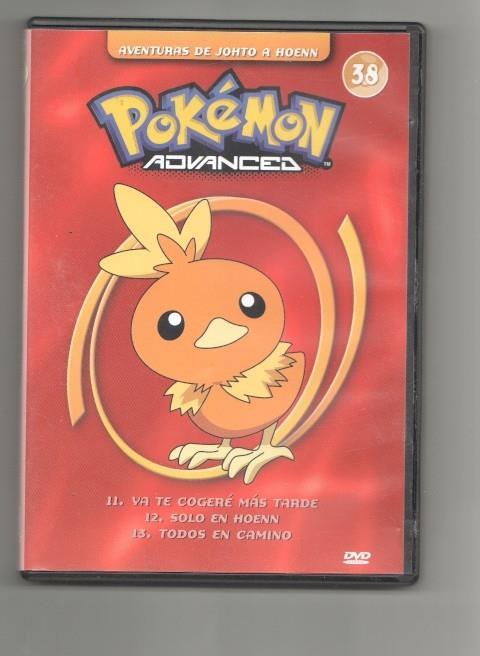 DVD: Pokemon Advanced - Aventuras de Johto a Hoenn 38 (contiene los capitulos de 11 a 13)