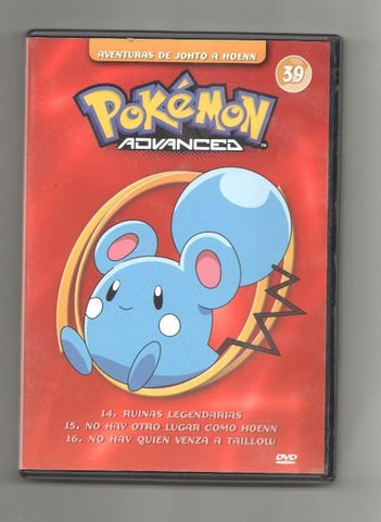 DVD: Pokemon Advanced - Aventuras de Johto a Hoenn 39 (contiene los capitulos de 14 a 16)