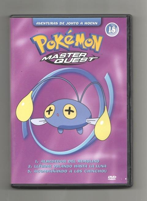 DVD: Pokemon Master Quest - Aventuras de Johto a Hoenn 18 (contiene los capitulos de 1 a 3)