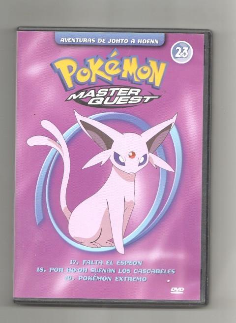 DVD: Pokemon Master Quest - Aventuras de Johto a Hoenn 23 (contiene los capitulos de 17 a 19)