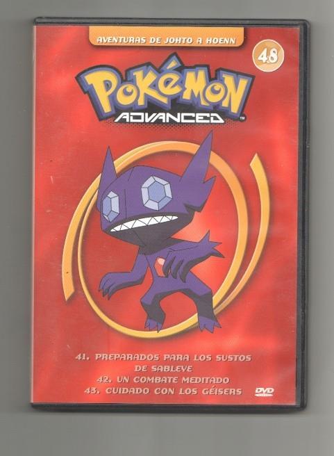 DVD: Pokemon Advanced - Aventuras de Johto a Hoenn 48 (contiene los capitulos de 41 a 43)