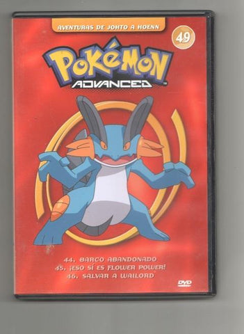 DVD: Pokemon Advanced - Aventuras de Johto a Hoenn 49 (contiene los capitulos de 44 a 46)