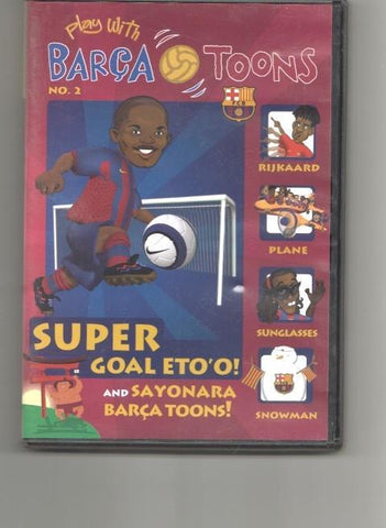 DVD: Play with Barça Toons numero 02 - Super goal Eto'o and Sayonara Barça Toons