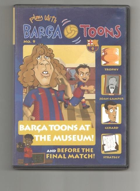 DVD: Play with Barça Toons numero 09 - Barça toons at the museum and before the final match
