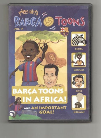 DVD: Play with Barça Toons numero 07 - Barça Toons in Africa and an important goal