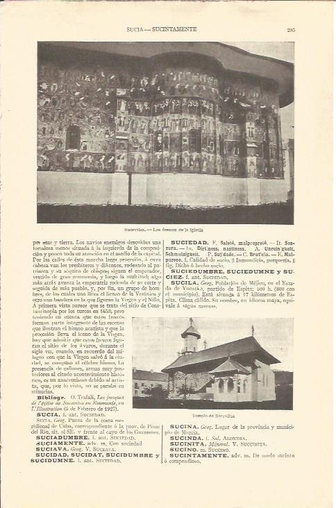 LAMINA V04246: Templo de Sucevita, Rumania