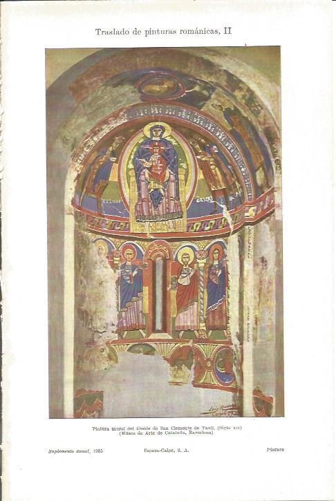 LAMINA V05130: Pintura del abside de San Clemente de Taull
