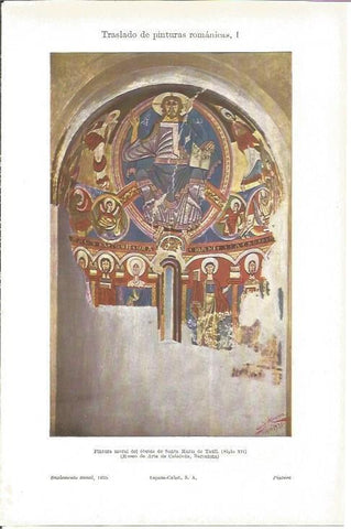 LAMINA V05129: Pintura del abside de Santa Maria de Taull