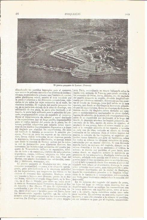 LAMINA V05125: Puerto pesquero de Lorient, Francia