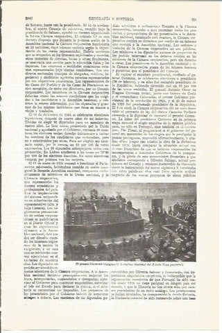 LAMINA V05093: El general Carmona en la Asamblea
