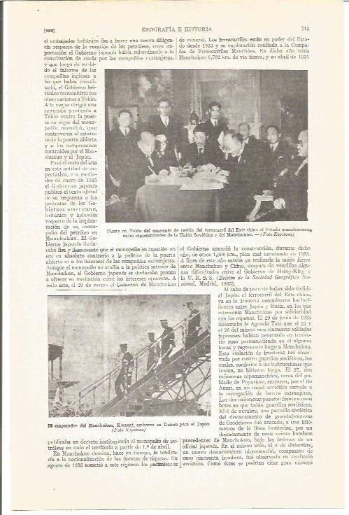 LAMINA V05088: Firma convenio de cesion del ferrocarril del Este chino a Manchuria en Tokio