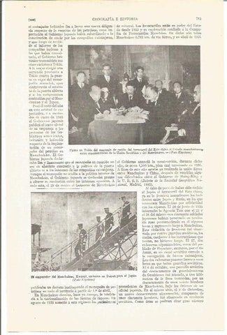 LAMINA V05088: Firma convenio de cesion del ferrocarril del Este chino a Manchuria en Tokio