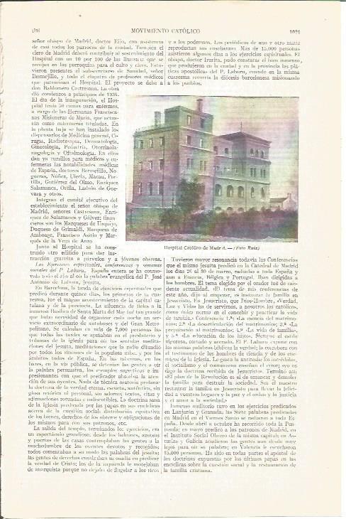 LAMINA V05120: Hospital catolico de Madrid
