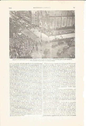 LAMINA V05117: Cardenal Hayes en San Juan de Cleveland, Estados Unidos