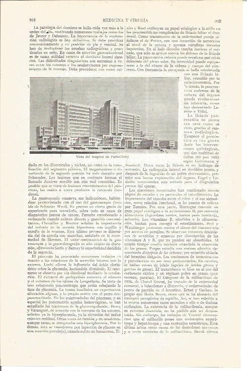 LAMINA V05112: Vista Hospital Paris-Clichy
