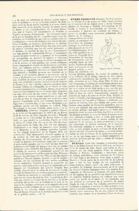 LAMINA V05218: Ramon Otero Pedrayo