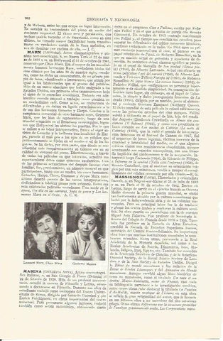 LAMINA V05213: Chico Marx y Giulietta Masina