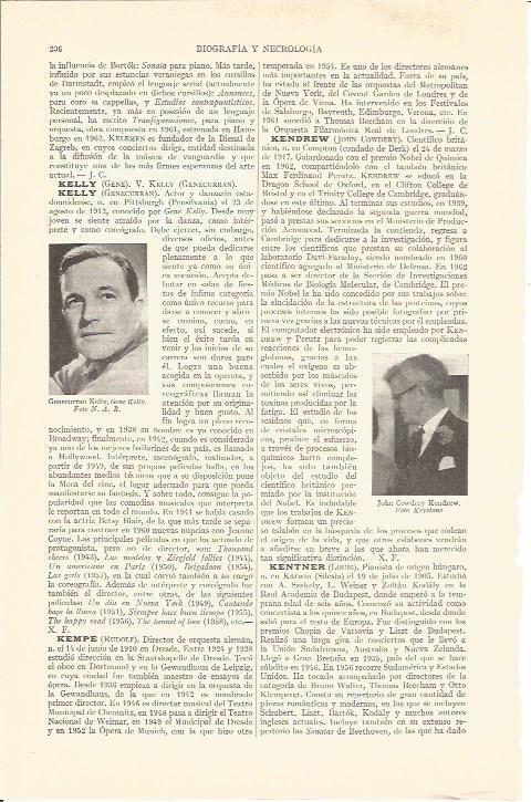 LAMINA V05211: Gene Kelly y John Cowdery Kendrew