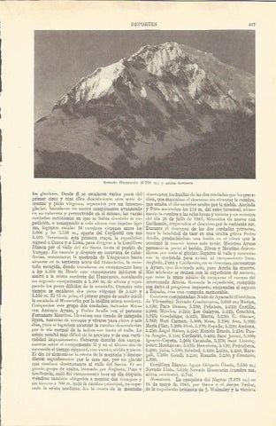 LAMINA V05243: Nevado Huascaran, Peru
