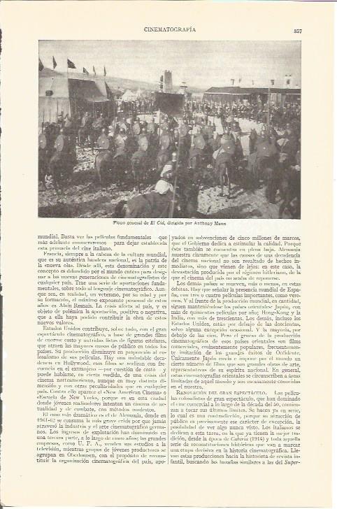 LAMINA V05231: Plano general de El Cid por Anthony Mann