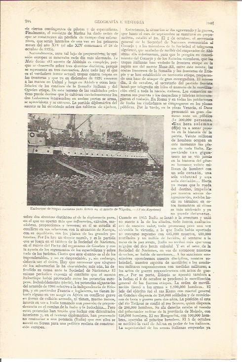 LAMINA V05082: Embarque de tropas italianas en Napoles