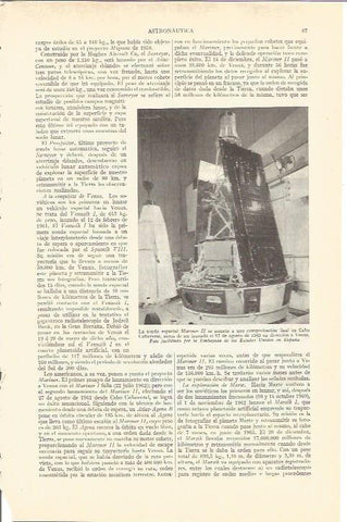 LAMINA V05181: Sonda espacial Mariner II en Cabo Cañaveral