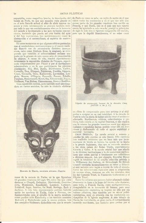 LAMINA V05175: Mascara de Mmwo, Nigeria