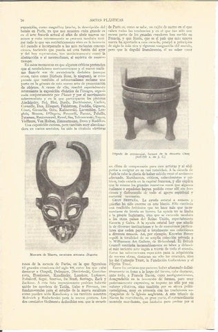 LAMINA V05175: Mascara de Mmwo, Nigeria